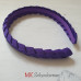 Woven Ribbon Alice Band - Purple