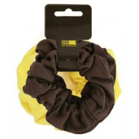 Brownies - Brown / Yellow Scrunchie (Two colour twinpack)